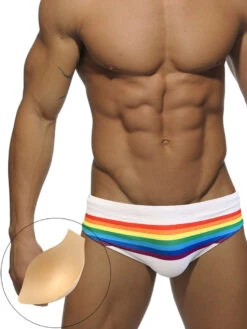 Men's Colorful Striped Stretch Fit Comfy Waistband Swim Briefs(Mens Colorful Striped Stretch Fit Comfy Waistband Swim Briefs) 21 Men's Colorful Striped Stretch Fit Comfy Waistband Swim Briefs(Mens Colorful Striped Stretch Fit Comfy Waistband Swim Briefs) -Mr Saker 1 8 e599cea4 d4df 4bbc abfc 77e2c5100d68