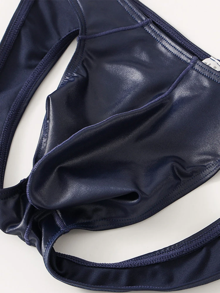 2 Pack Men's Tease Sexy Big Pouch Jockstrap(2 Pack Mens Leather Tease Sexy Big Pouch Jockstrap) 4 2 Pack Men's Tease Sexy Big Pouch Jockstrap(2 Pack Mens Leather Tease Sexy Big Pouch Jockstrap) - Image 4