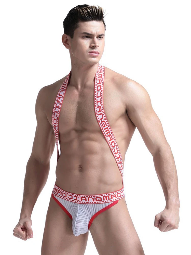 Men's Sexy Mesh U-convex Large Pouch Breathable Vest One-piece Suspender T-back(Mens Sexy Mesh U Convex Large Pouch Breathable Vest One Piece Suspender T Back) 12 Men's Sexy Mesh U-convex Large Pouch Breathable Vest One-piece Suspender T-back(Mens Sexy Mesh U Convex Large Pouch Breathable Vest One Piece Suspender T Back) - Image 12