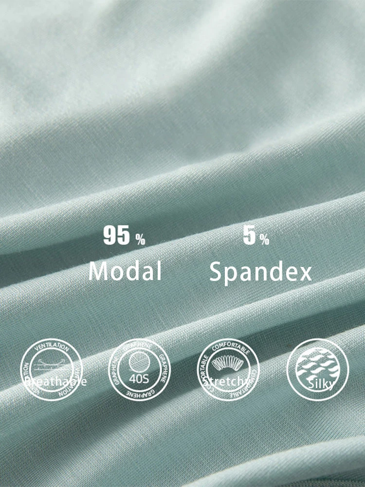 4 Pack Men's Modal Skin-Friendly Solid Color Mid-Rise Briefs(4 Pack Mens Modal Skin Friendly Solid Color Mid Rise Briefs) 6 4 Pack Men's Modal Skin-Friendly Solid Color Mid-Rise Briefs(4 Pack Mens Modal Skin Friendly Solid Color Mid Rise Briefs) - Image 6