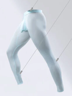 Men's Mid-Rise Separation Sports Tights(Mens Mid Rise Gun Egg Separation Sports Tights)