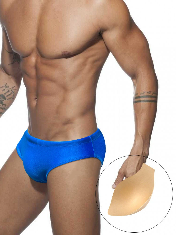 Men's Seamless Comfort Solid Color Shiny Swim Briefs(Mens Seamless Comfort Solid Color Shiny Swim Briefs) 18 Men's Seamless Comfort Solid Color Shiny Swim Briefs(Mens Seamless Comfort Solid Color Shiny Swim Briefs) - Image 18