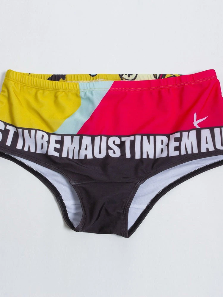 Men's Quick-Dry Low-Rise Alphabet Print Swim Briefs(Mens Quick Dry Low Rise Alphabet Print Swim Briefs) 18 Men's Quick-Dry Low-Rise Alphabet Print Swim Briefs(Mens Quick Dry Low Rise Alphabet Print Swim Briefs) - Image 18