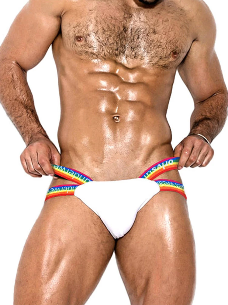 3-pack Men's Rainbow Cotton Thong(3 Pack Mens Rainbow Cotton Thong) 6 3-pack Men's Rainbow Cotton Thong(3 Pack Mens Rainbow Cotton Thong) - Image 6