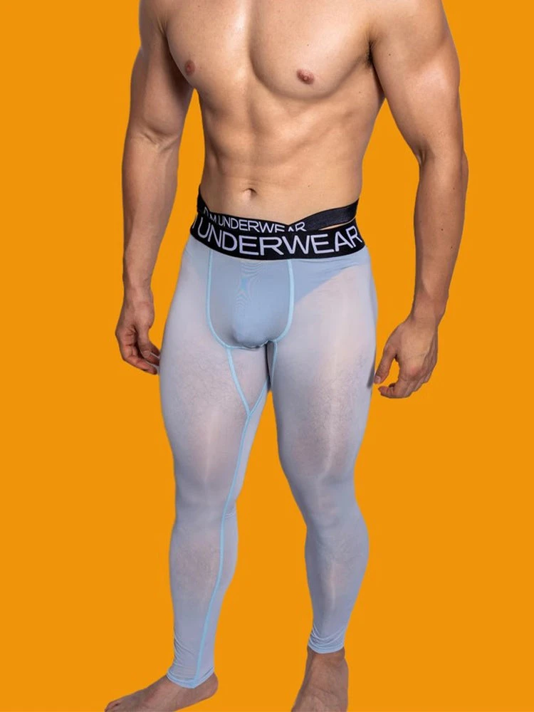 Men's Low-Rise Breathable Silk-Like Semi-Transparent Tights(Mens Low Rise Breathable Silk Like Semi Transparent Tights) 8 Men's Low-Rise Breathable Silk-Like Semi-Transparent Tights(Mens Low Rise Breathable Silk Like Semi Transparent Tights) - Image 8