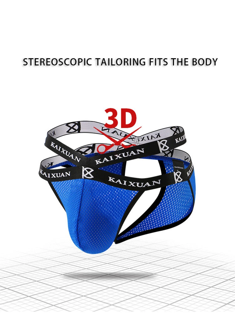 2 Pack Men's Ice Silk Mesh Capsule Pouch Sexy Jockstrap(2 Pack Mens Ice Silk Mesh Capsule Pouch Sexy Jockstrap) 2 2 Pack Men's Ice Silk Mesh Capsule Pouch Sexy Jockstrap(2 Pack Mens Ice Silk Mesh Capsule Pouch Sexy Jockstrap) - Image 2