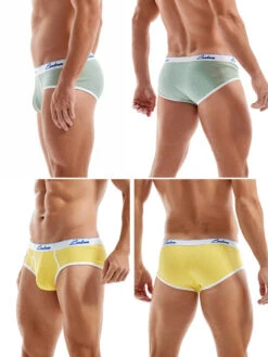 2 Pack Men's Thread Cotton Pouch Briefs(2 Pack Mens Thread Cotton Pouch Briefs) -Mr Saker 2 2 4b129ebc 96f4 4cc9 a360 8f00d42a2564