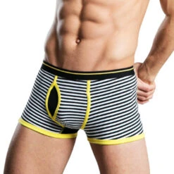 Men's Striped Cotton Sports Boxer Briefs(Mens Striped Cotton Sports Boxer Briefs) 23 Men's Striped Cotton Sports Boxer Briefs(Mens Striped Cotton Sports Boxer Briefs) -Mr Saker 24a53393d34f569277fae5805991034c