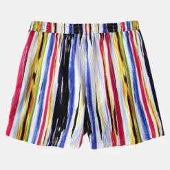 Men Graffiti Stripe Shorts Quick Drying Shorts(Men Graffiti Stripe Shorts Quick Drying Shorts) -Mr Saker 264e46765f9e6213fd4ae9ec84b4252d