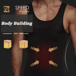 Men's Tummy Waist Shaper Vest(Mens Tummy Waist Shaper Vest) -Mr Saker 29767a848ce0a3c64739aa26fa6ac320