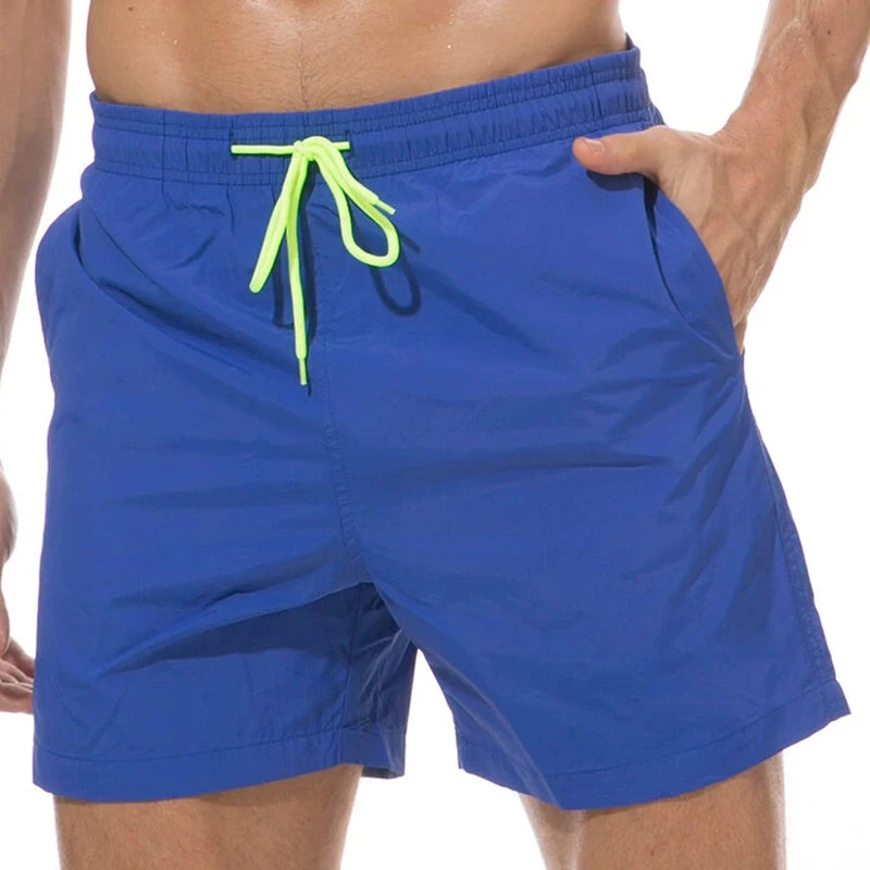 Men Shinny Plain Waterproof Swim Trunks(Men Shinny Plain Waterproof Swim Trunks) 13 Men Shinny Plain Waterproof Swim Trunks(Men Shinny Plain Waterproof Swim Trunks) - Image 13