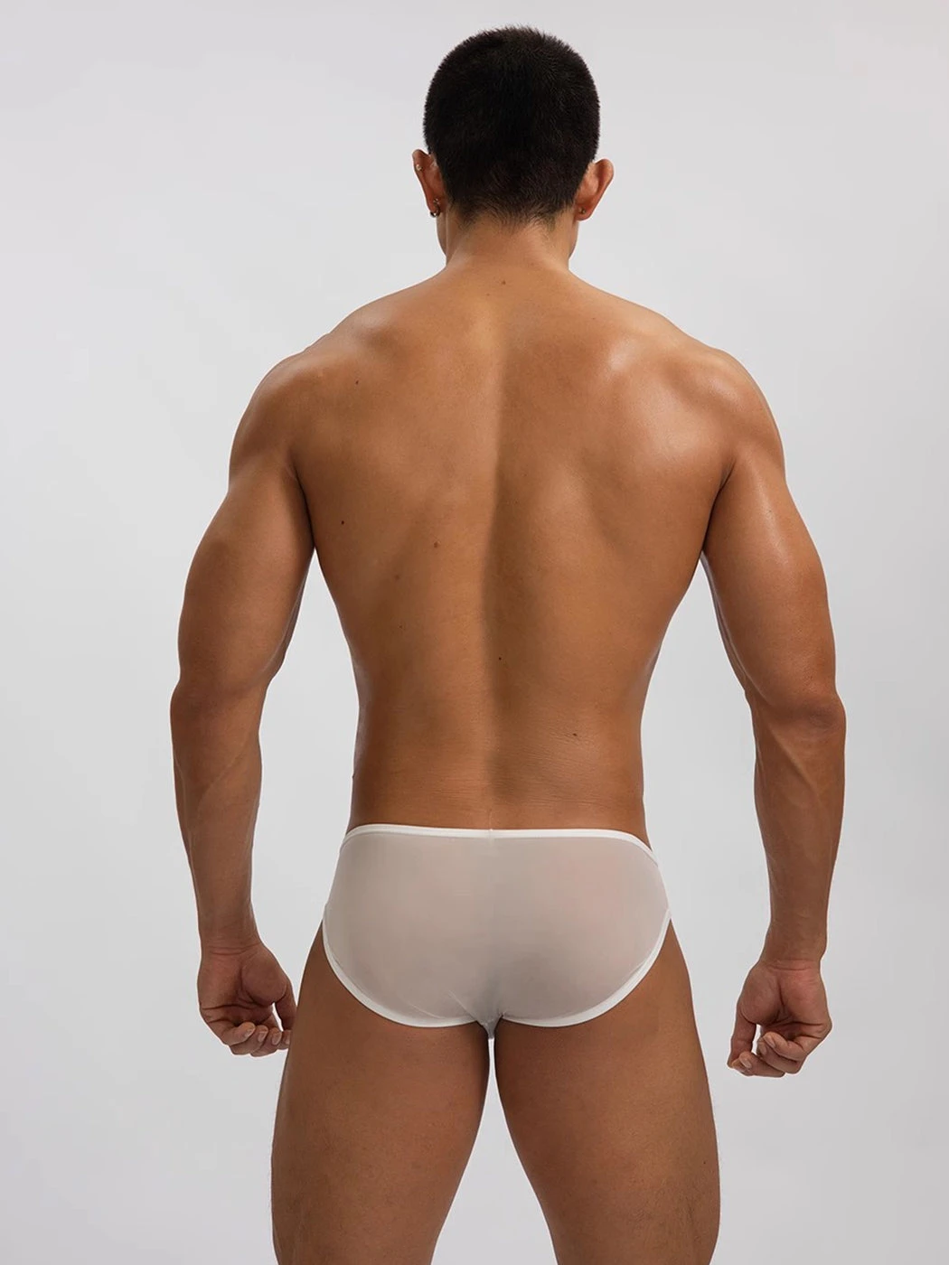 2 Pack Men's Sexy Stretch Sheer Sport Bikini – Lightweight & Breathable(2 Pack Mens Ice Silk Single Layer U Convex Low Rise Sexy Semi Transparent Bikini) 5 2 Pack Men's Sexy Stretch Sheer Sport Bikini – Lightweight & Breathable(2 Pack Mens Ice Silk Single Layer U Convex Low Rise Sexy Semi Transparent Bikini) - Image 5