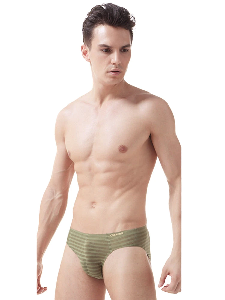 3 Pack Men's Mesh Nylon Breathable Solid Color Bikini(3 Pack Mens Mesh Nylon Breathable Solid Color Bikini) 4 3 Pack Men's Mesh Nylon Breathable Solid Color Bikini(3 Pack Mens Mesh Nylon Breathable Solid Color Bikini) - Image 4