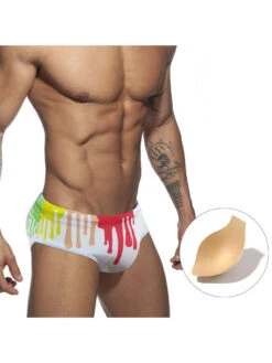 Graffiti Cushioned Men's Swimsuit Briefs(Graffiti Cushioned Mens Swimsuit Briefs) 24 Graffiti Cushioned Men's Swimsuit Briefs(Graffiti Cushioned Mens Swimsuit Briefs) -Mr Saker 2 1 fac8bbd6 2737 4cda b987 0b6616ed1612