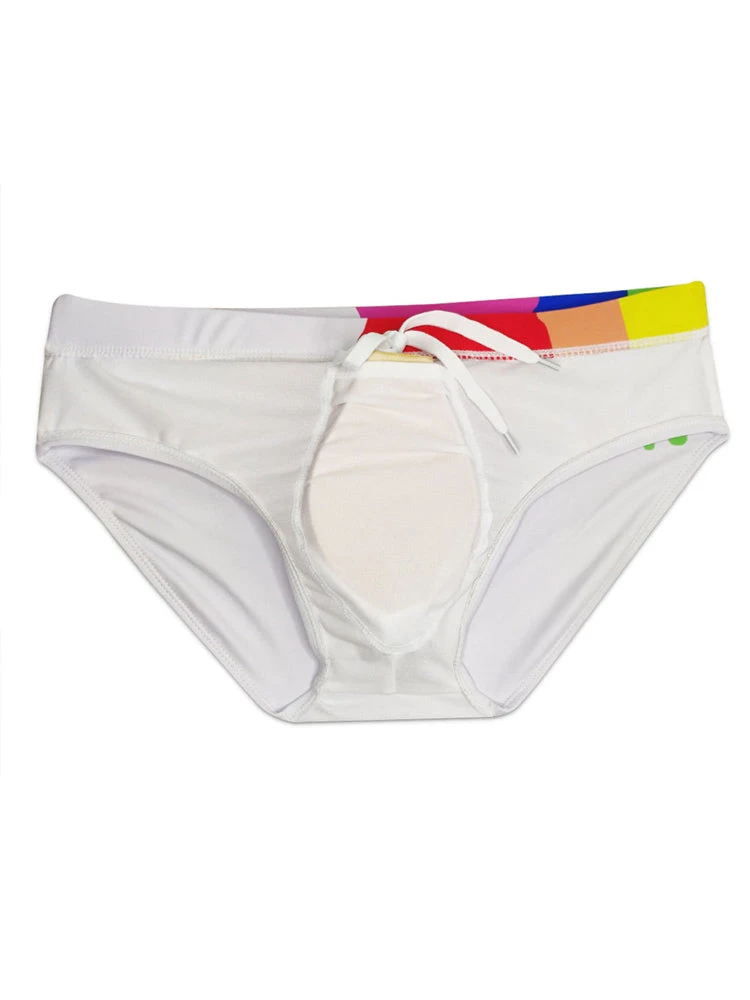 Graffiti Cushioned Men's Swimsuit Briefs(Graffiti Cushioned Mens Swimsuit Briefs) 11 Graffiti Cushioned Men's Swimsuit Briefs(Graffiti Cushioned Mens Swimsuit Briefs) - Image 11