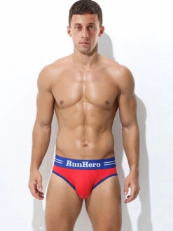 3 Pack Men's Low-Rise Sports Breathable Fitness Hip-Lifting Cotton Briefs(3 Pack Mens Low Rise Sports Breathable Fitness Hip Lifting Cotton Briefs)