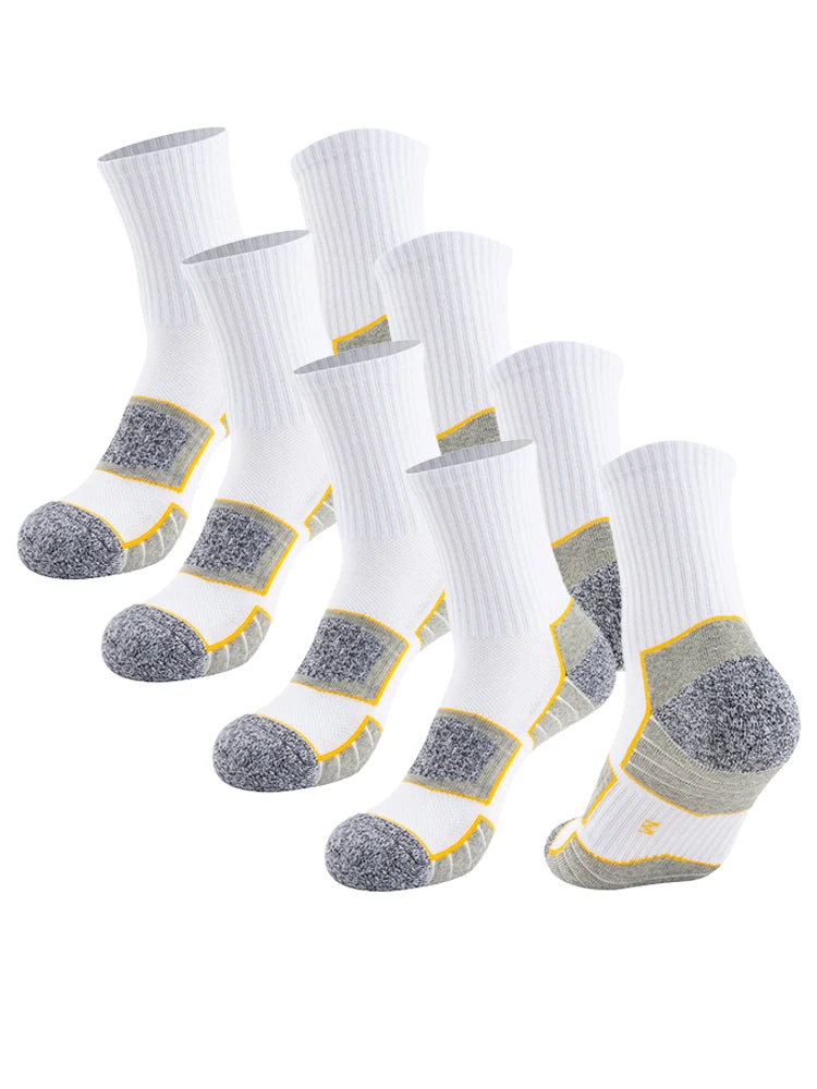 4 Pack Mid-Crew Thick Cushioned Sports Socks(4 Pack Mid Crew Thick Cushioned Sports Socks) 9 4 Pack Mid-Crew Thick Cushioned Sports Socks(4 Pack Mid Crew Thick Cushioned Sports Socks) - Image 9