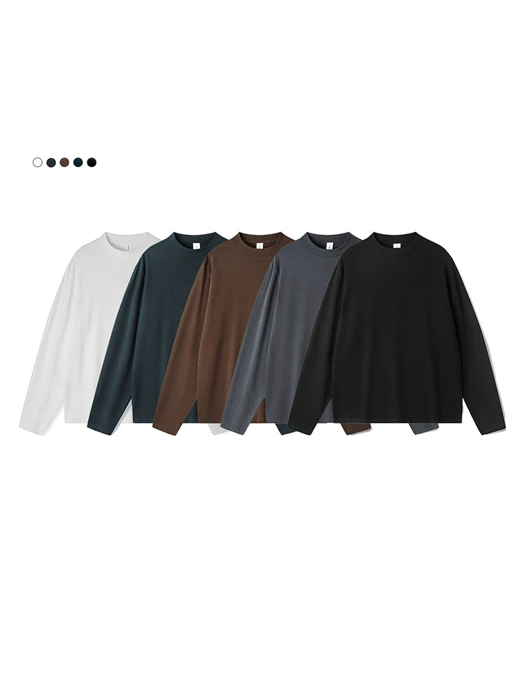Men's Long-Sleeve Round Neck T-Shirt, Loose And Skin-Friendly Base Layer(Mens Long Sleeve Round Neck T Shirt Loose And Skin Friendly Base Layer) 18 Men's Long-Sleeve Round Neck T-Shirt, Loose And Skin-Friendly Base Layer(Mens Long Sleeve Round Neck T Shirt Loose And Skin Friendly Base Layer) - Image 18