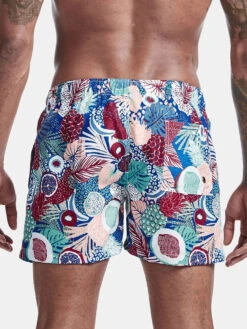 Mens Tropical Print Drawstring Quick Dry Board Shorts(Mens Tropical Print Drawstring Quick Dry Board Shorts) 28 Mens Tropical Print Drawstring Quick Dry Board Shorts(Mens Tropical Print Drawstring Quick Dry Board Shorts) -Mr Saker 30724567cceb424846b1ca3274987feb