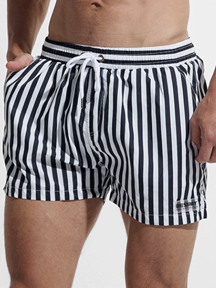 Mens Quick Dry Striped Print Surf Board Short(Mens Quick Dry Striped Print Surf Board Short) 16 Mens Quick Dry Striped Print Surf Board Short(Mens Quick Dry Striped Print Surf Board Short) - Image 16