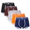Men's Cotton Mid-rise Boxer Briefs(Mens Cotton Mid Waist Boxer Briefs)