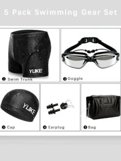 5 Pack Men's Swimming Gear Set(5 Pack Mens Swimming Gear Set) -Mr Saker 38fd1e13ccbb939efbe7ec3bffa12435 c06c0acd 2868 44c6 b4c1 753b1aa11a60