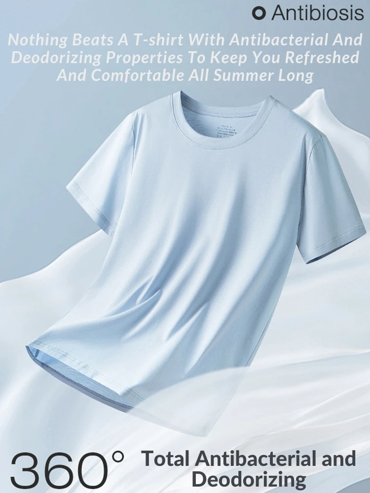 Men's Casual Anti-Bacterial Versatile Round-Neck T-Shirt(Mens Casual Anti Bacterial Versatile Round Neck T Shirt) 11 Men's Casual Anti-Bacterial Versatile Round-Neck T-Shirt(Mens Casual Anti Bacterial Versatile Round Neck T Shirt) - Image 11