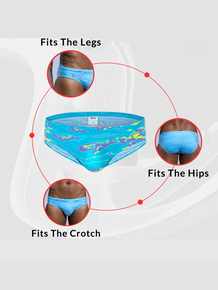 Men's Low-Rise Printed Casual Swim Brief(Mens Low Rise Printed Casual Swim Brief) 12 Men's Low-Rise Printed Casual Swim Brief(Mens Low Rise Printed Casual Swim Brief) - Image 12