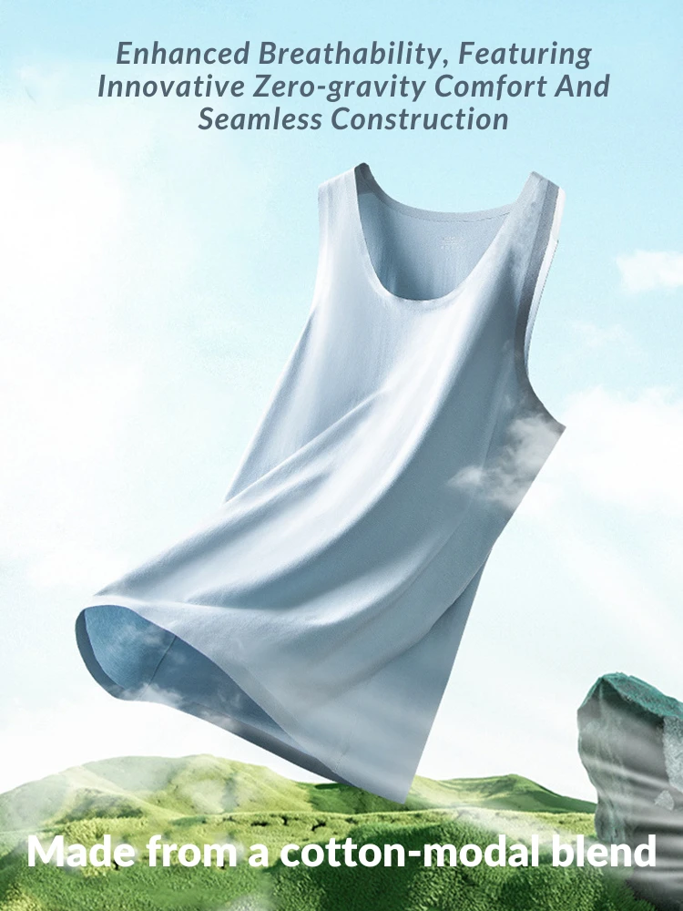 Men's Seamless Sports Fitness Vest Sleeveless Tank Top(Mens Seamless Sports Fitness Vest Sleeveless Tank Top) 9 Men's Seamless Sports Fitness Vest Sleeveless Tank Top(Mens Seamless Sports Fitness Vest Sleeveless Tank Top) - Image 9