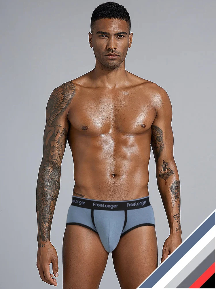 FreeLonger Men's Microfiber Covered Silky Touch Briefs(Mens Microfiber No Fly Covered Silky Touch Briefs Mrsaker) 17 FreeLonger Men's Microfiber Covered Silky Touch Briefs(Mens Microfiber No Fly Covered Silky Touch Briefs Mrsaker) - Image 17