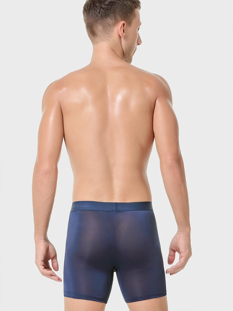 3 Pcs Breathable Sports Boxers Briefs(Ice Silk Breathable Sports Boxers Briefs Mrsaker) 2 3 Pcs Breathable Sports Boxers Briefs(Ice Silk Breathable Sports Boxers Briefs Mrsaker) - Image 2