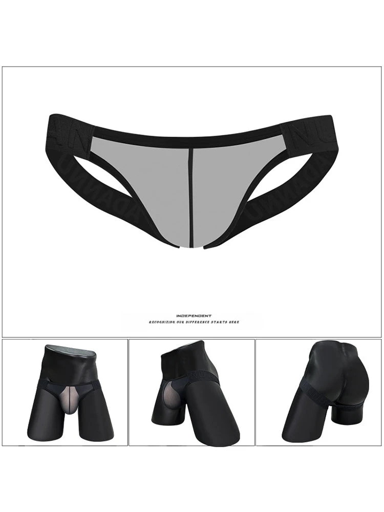 2 Pack Men's Nylon Semi-Transparent Sexy Jockstrap(2 Pack Mens Nylon Semi Transparent Sexy Jockstrap) 1 2 Pack Men's Nylon Semi-Transparent Sexy Jockstrap(2 Pack Mens Nylon Semi Transparent Sexy Jockstrap)