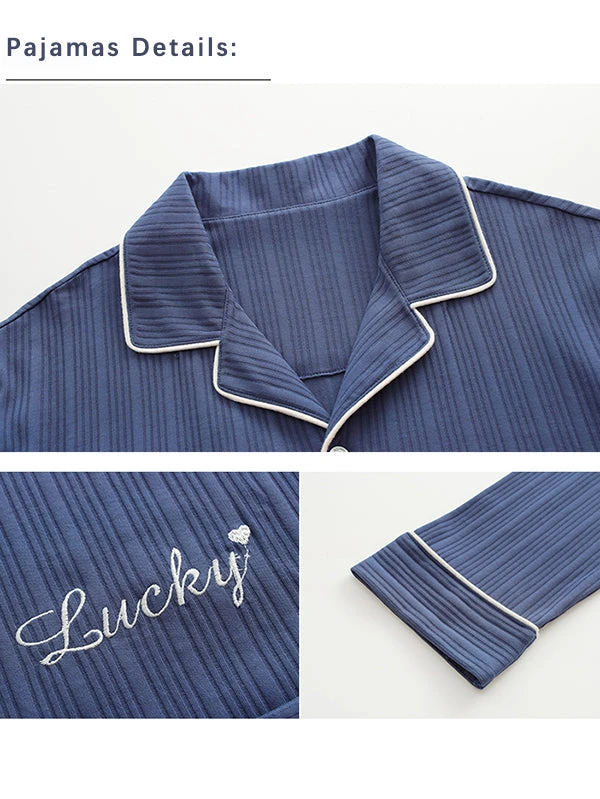 Men's Cotton Knit Classic Pajamas Set(Mens Cotton Knit Classic Pajamas Set) 7 Men's Cotton Knit Classic Pajamas Set(Mens Cotton Knit Classic Pajamas Set) - Image 7