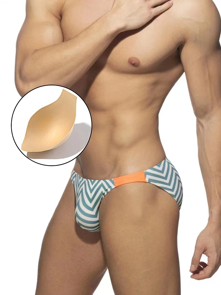 Men’s Zig Zag Swim Bikini With Removable Pad(Men S Zig Zag Swim Bikini With Removable Pad) 2 Men’s Zig Zag Swim Bikini With Removable Pad(Men S Zig Zag Swim Bikini With Removable Pad) - Image 2