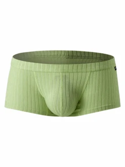 Men's Threaded Fabric U-Raised Low Rise Trunks(Mens Threaded Fabric U Raised Low Waist Trunks)