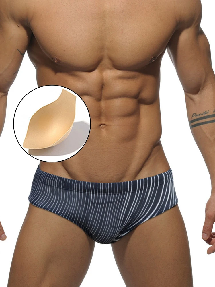 Men’s Stylish Swim Briefs With Removable Pad(Men S Stylish Swim Briefs With Removable Pad) 2 Men’s Stylish Swim Briefs With Removable Pad(Men S Stylish Swim Briefs With Removable Pad) - Image 2