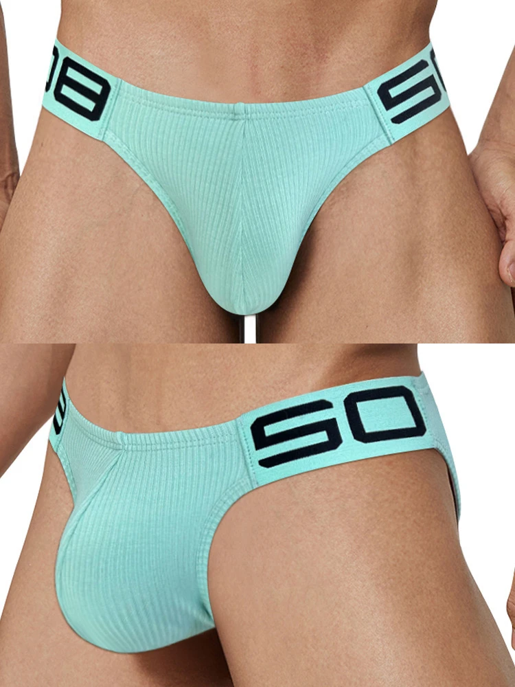 2 Pack Men’s Sexy Threaded Fabric Bikinis(2 Pack Men S Sexy Threaded Fabric Bikinis) 2 2 Pack Men’s Sexy Threaded Fabric Bikinis(2 Pack Men S Sexy Threaded Fabric Bikinis) - Image 2