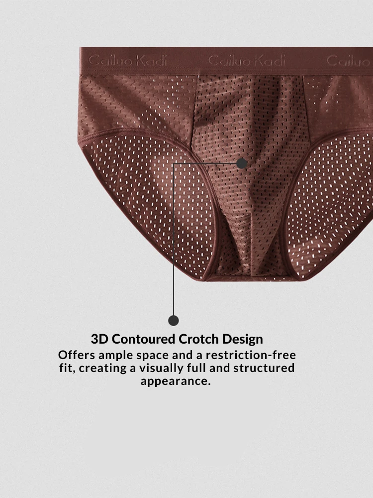 4 Pack Breathable Ice Silk Antibacterial Men's Briefs(4 Pack Breathable Ice Silk Antibacterial Mens Briefs) 6 4 Pack Breathable Ice Silk Antibacterial Men's Briefs(4 Pack Breathable Ice Silk Antibacterial Mens Briefs) - Image 6