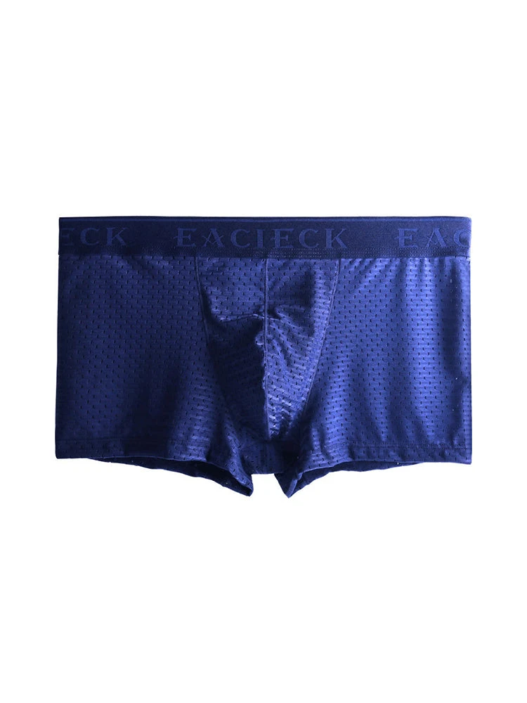 Men's Mesh Thin Ice Silk High-Stretch Comfy Waistband Trunks(Mens 3pcs Mesh Thin Ice Silk Underwear Mrsaker) 2 Men's Mesh Thin Ice Silk High-Stretch Comfy Waistband Trunks(Mens 3pcs Mesh Thin Ice Silk Underwear Mrsaker) - Image 2