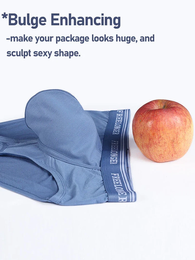 FreeLonger Men's Comfy Separate Big Pouch Briefs(Mens Separate Big Pouch Comfy Briefs) 7 FreeLonger Men's Comfy Separate Big Pouch Briefs(Mens Separate Big Pouch Comfy Briefs) - Image 7