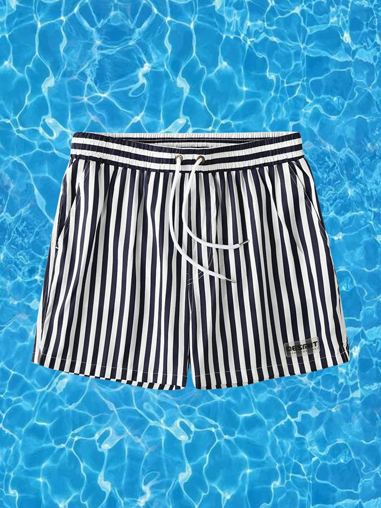 Mens Quick Dry Striped Print Surf Board Short(Mens Quick Dry Striped Print Surf Board Short) 1 Mens Quick Dry Striped Print Surf Board Short(Mens Quick Dry Striped Print Surf Board Short)