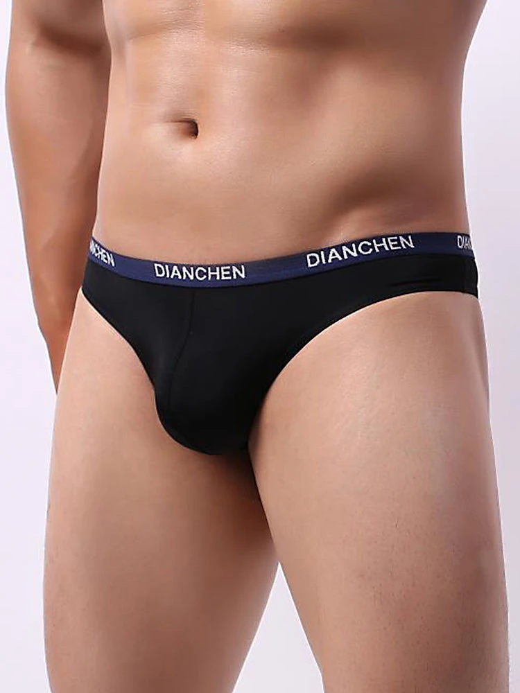 4 Pack Men's Sexy Comfortable Ice Silk Breathable Thong(4 Pack Mens Sexy Comfortable Ice Silk Breathable Thong) 2 4 Pack Men's Sexy Comfortable Ice Silk Breathable Thong(4 Pack Mens Sexy Comfortable Ice Silk Breathable Thong) - Image 2