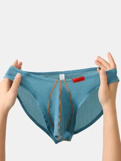 3 Pack Men's Ice Silk High-Elastic Breathable Briefs For Sports(3 Pack Mens Ice Silk High Elastic Breathable Bikini For Sports)