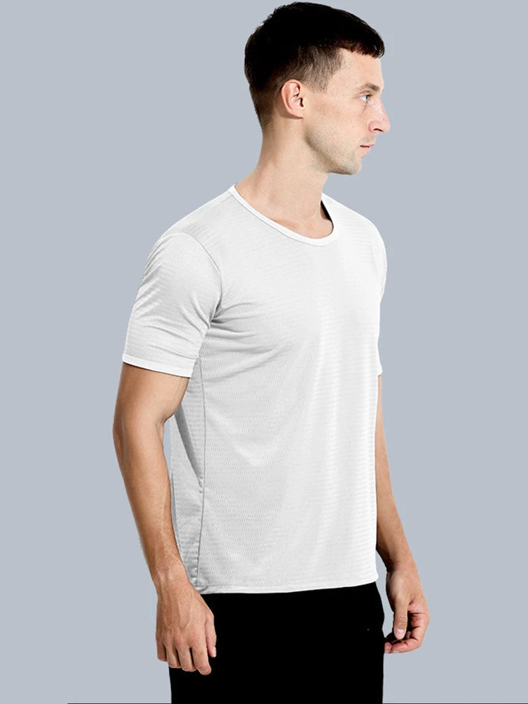Quick-drying Ice Silk Seamless Breathable Sport T-shirt(Quick Drying Ice Silk Seamless Breathable Sport T Shirt Mrsaker) 4 Quick-drying Ice Silk Seamless Breathable Sport T-shirt(Quick Drying Ice Silk Seamless Breathable Sport T Shirt Mrsaker) - Image 4