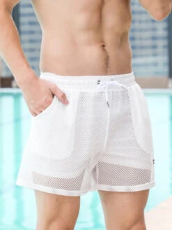 Mens Mesh Loose See Through Swim Shorts(Mens Mesh Loose See Through Swim Shorts) 32 Mens Mesh Loose See Through Swim Shorts(Mens Mesh Loose See Through Swim Shorts) -Mr Saker 4d4553fcf37a33766f68631f16f83c43