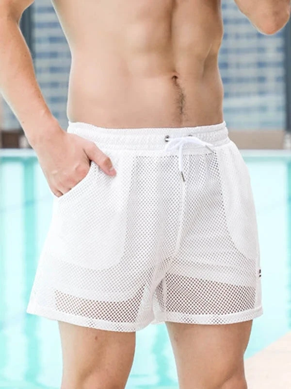Mens Mesh Loose See Through Swim Shorts(Mens Mesh Loose See Through Swim Shorts) 13 Mens Mesh Loose See Through Swim Shorts(Mens Mesh Loose See Through Swim Shorts) - Image 13
