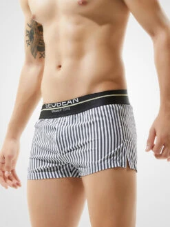 Mens 100% Cotton Striped Loose Home Boxer Shorts(Mens 100 Cotton Striped Loose Home Boxer Shorts) 24 Mens 100% Cotton Striped Loose Home Boxer Shorts(Mens 100 Cotton Striped Loose Home Boxer Shorts) -Mr Saker 4f1002ce482cfb2166c42be02e0f3a74