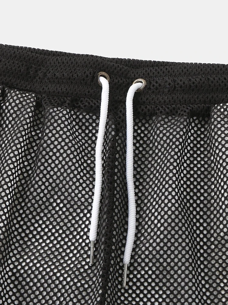 Mens Mesh Loose See Through Swim Shorts(Mens Mesh Loose See Through Swim Shorts) 6 Mens Mesh Loose See Through Swim Shorts(Mens Mesh Loose See Through Swim Shorts) - Image 6