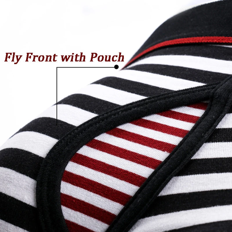 Men's Striped Cotton Sports Boxer Briefs(Mens Striped Cotton Sports Boxer Briefs) 12 Men's Striped Cotton Sports Boxer Briefs(Mens Striped Cotton Sports Boxer Briefs) - Image 12