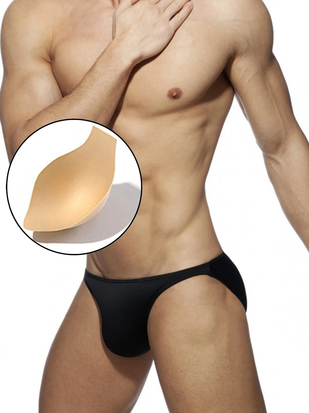 Men’s Sexy Swim Briefs With Removable Pad(Men S Sexy Swim Briefs With Removable Pad) 2 Men’s Sexy Swim Briefs With Removable Pad(Men S Sexy Swim Briefs With Removable Pad) - Image 2